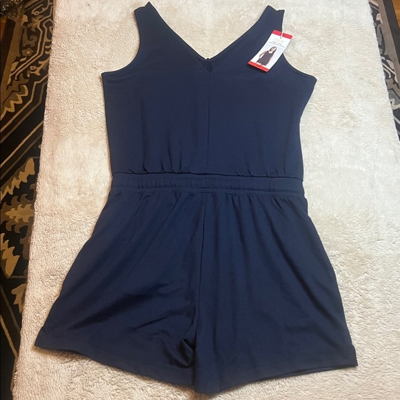 NWT Lole Women's Navy Soft Stretch Romper sz M - Picture 9 of 9